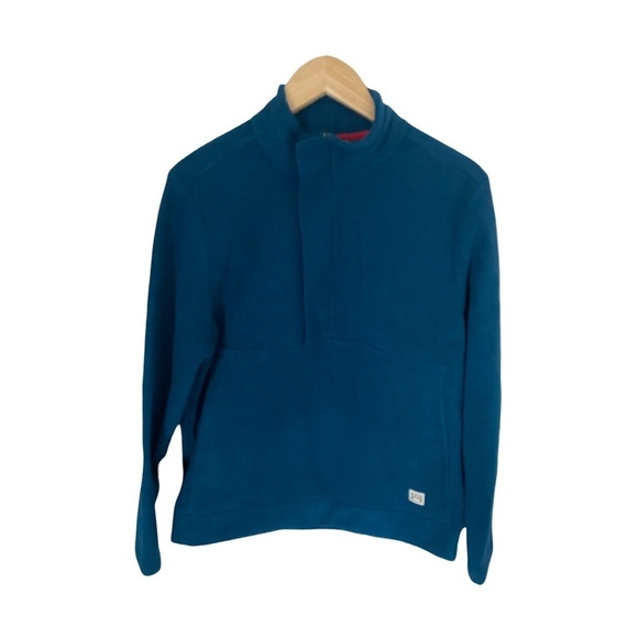 Avalanche Blue 1/4 Zip Textured Fleece Sweatshirt NWT Size S - Picture 3 of 9